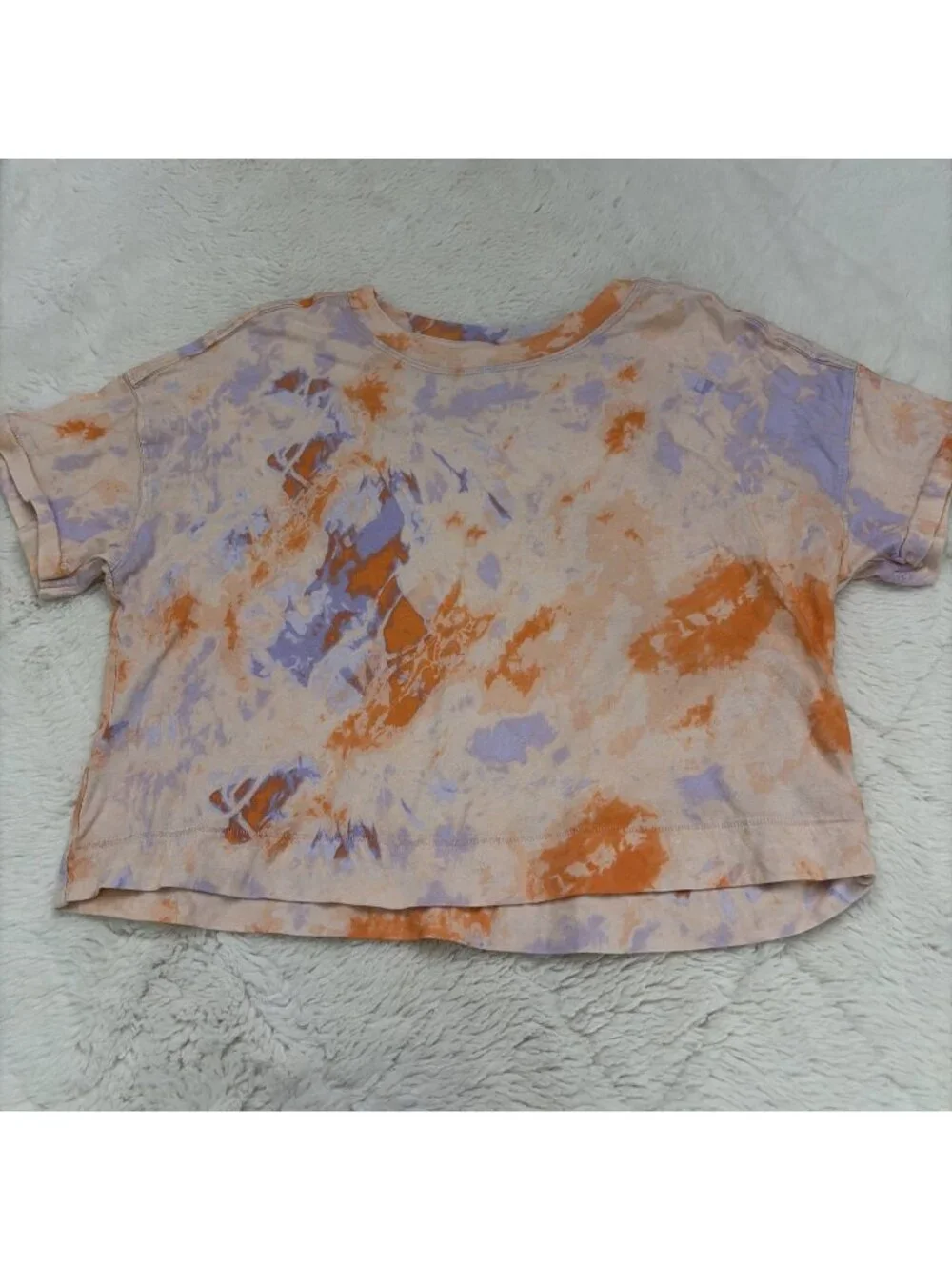 Old Navy Girls XL Tie Dye Short Sleeve Cropped Tee